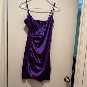 Fashion Nova Elegant Purple Mini Dress